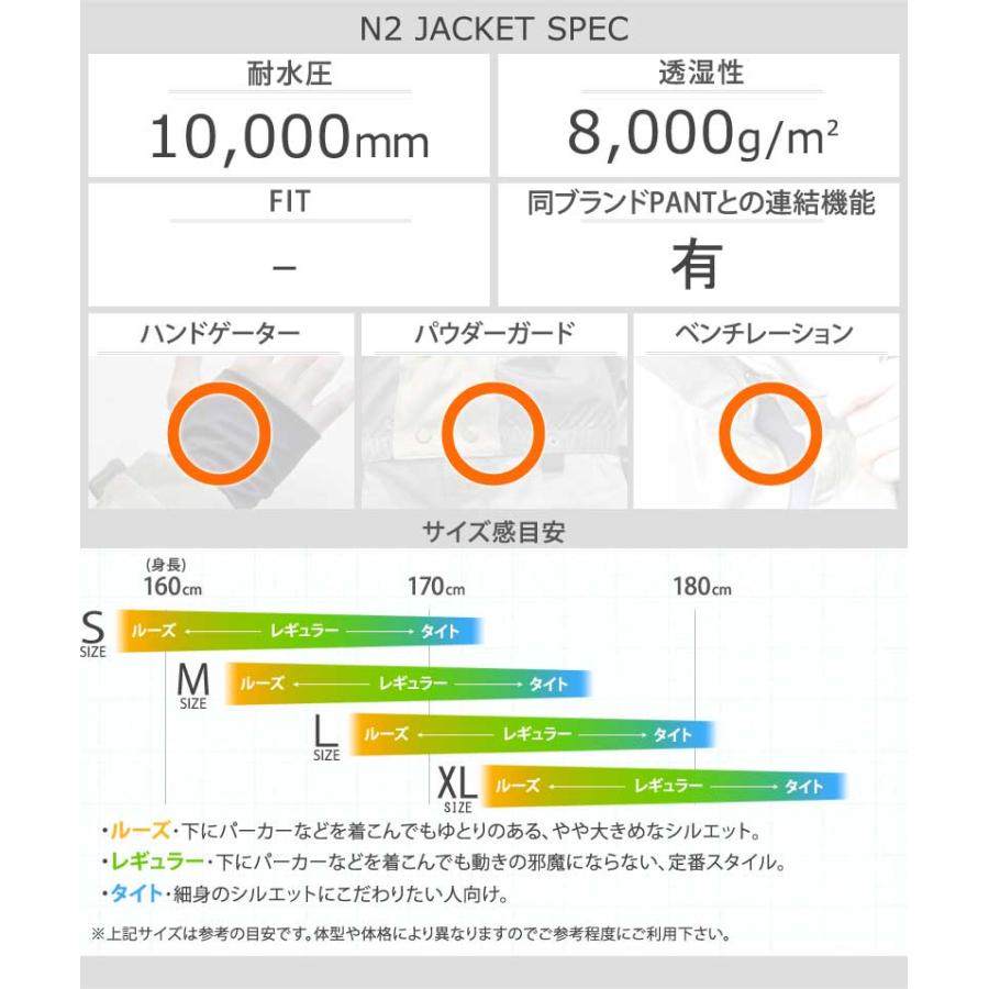 23-24 MOUNTAIN ROCK STAR/マウンテンロックスター N2 JACKET メンズ