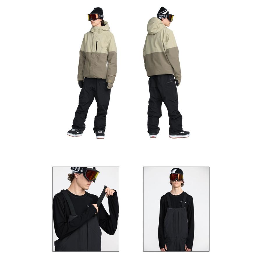 25-26 VOLCOM/ボルコム RAIN GORE-TEX BIB overall メンズ レディース 防水ビブパンツ ゴアテックス スノーボードウェア スノーウェアー 2026 | VOLCOM | 03