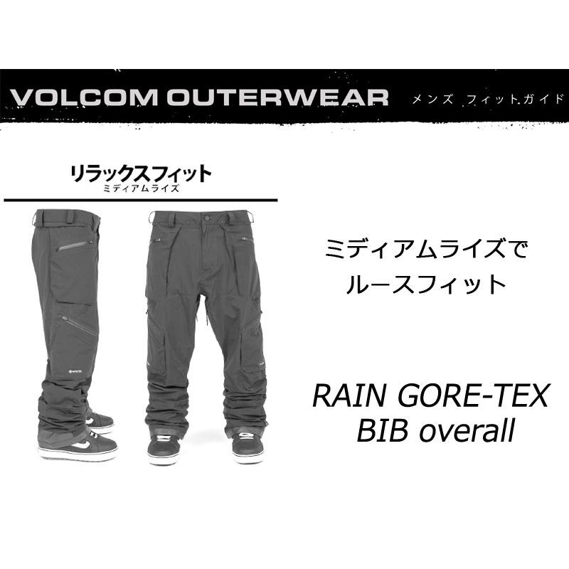 25-26 VOLCOM/ボルコム RAIN GORE-TEX BIB overall メンズ レディース 防水ビブパンツ ゴアテックス スノーボードウェア スノーウェアー 2026 | VOLCOM | 05