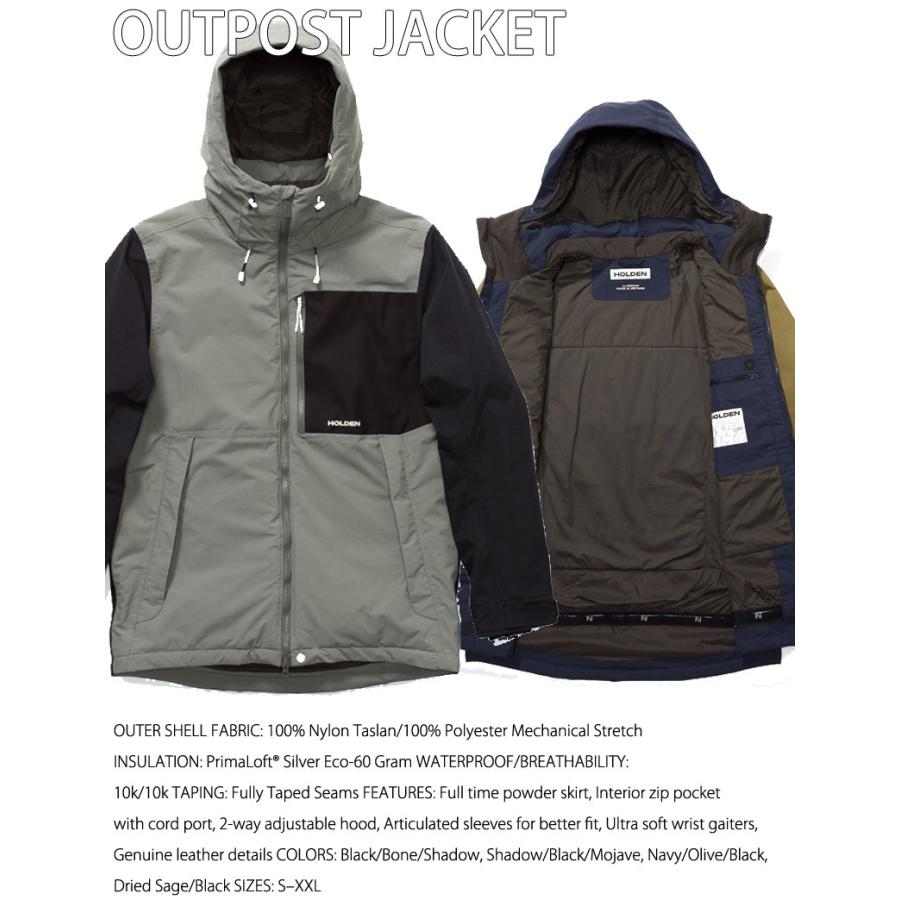 HOLDEN 18-19 HOLDEN/ホールデン M,S OUTPOST jacket メンズ HOLDEN 18-19 HOLDEN/ホールデン M,S OUTPOST jacket メンズ
