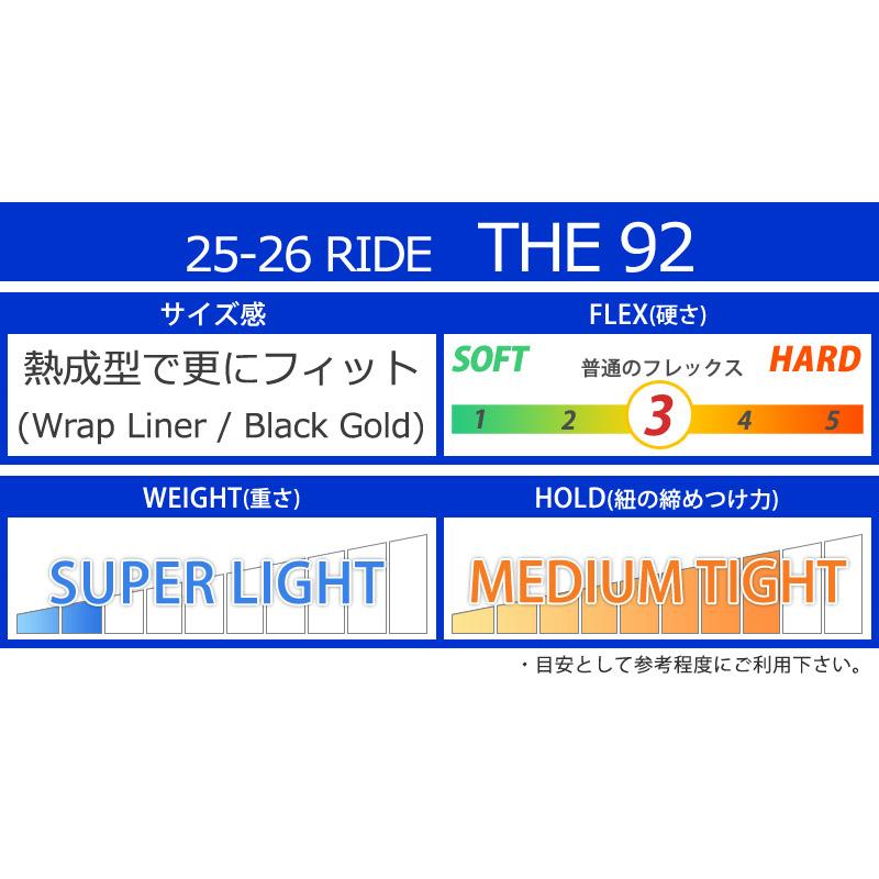 25-26 RIDE/ライド THE 92 ナインティーツー メンズ レディース ブーツ