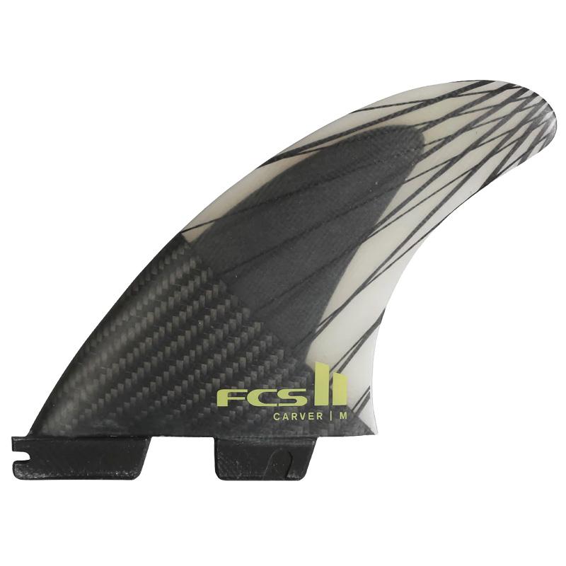 FCS2 CARVER PC CARBON TRI FINS/ FCSII エフシーエス2 カーバー パフォーマンスコア カーボン トライ サーフボード サーフィン ショート 3枚組 | carver | 01