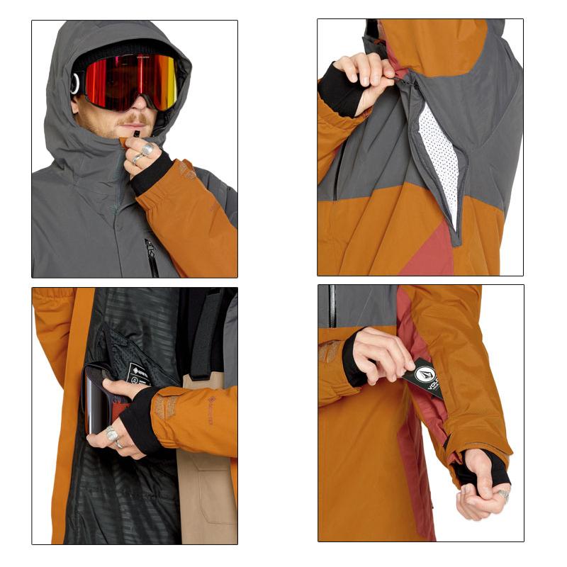 VOLCOM 24-25 VOLCOM/ボルコム L INS GORE-TEX jacket 着用説明
