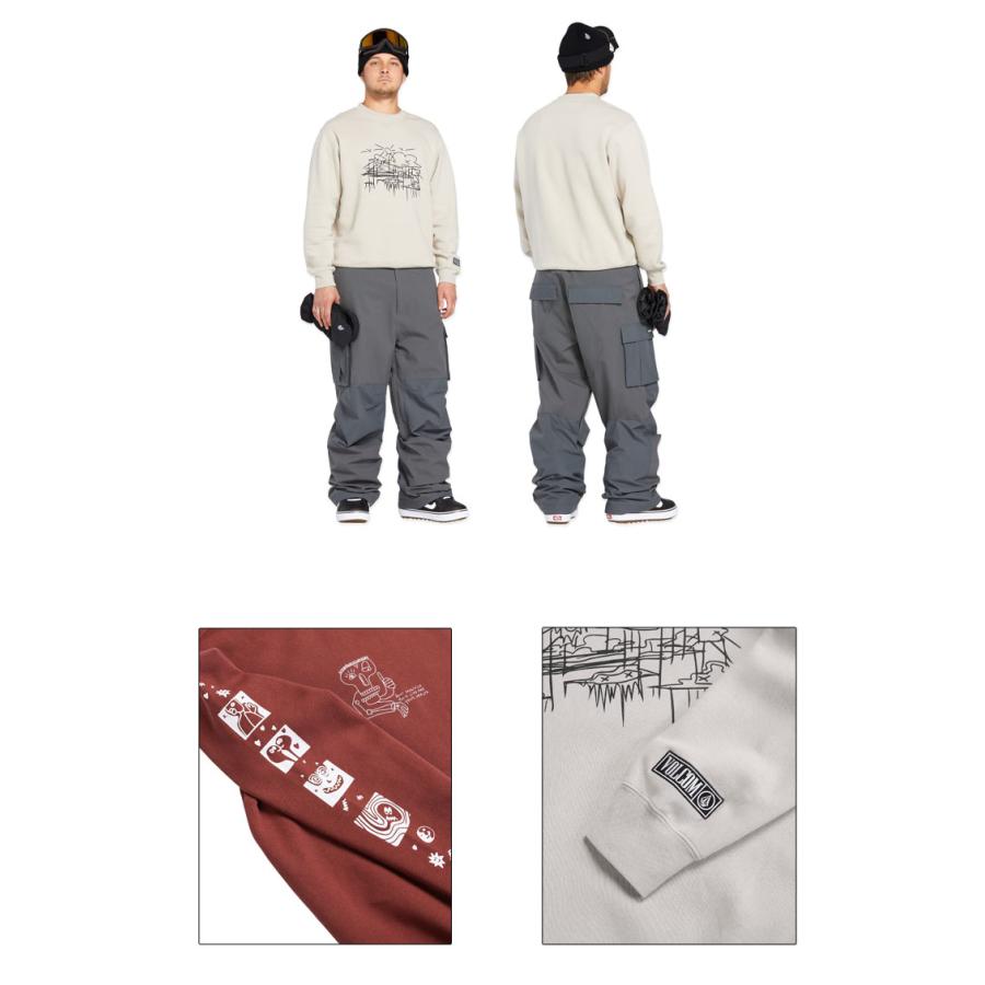 VOLCOM（ボルコム） 24-25 VOLCOM/ボルコム ESSENTIAL crew 着用説明