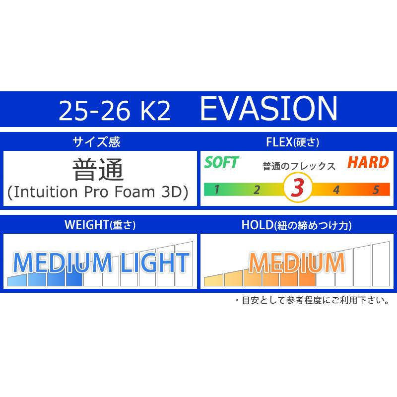 25-26 K2/ケーツー EVASION エバージョン メンズ レディース 熱成型