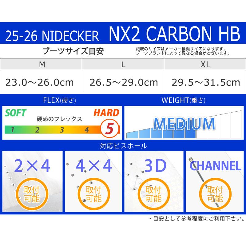 FLOW 25-26 NIDECKER/ナイデッカー NX2 CARBON HYBRID エヌ
