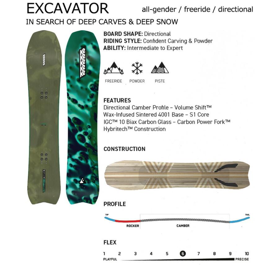 25-26 K2/ケーツー EXCAVATOR エクスカベーター メンズ レディース
