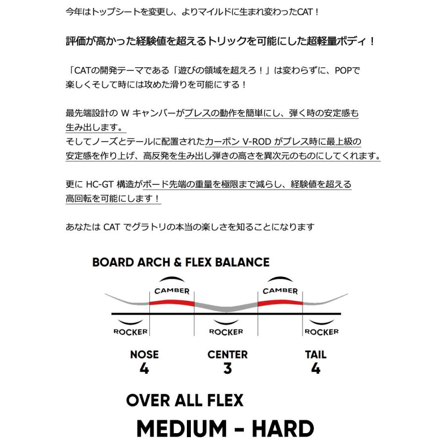24-25 FNTC/エフエヌティーシー CAT メンズ レディース スノーボード スノボー先生 パウダー 板 2025 | FNTC | 02