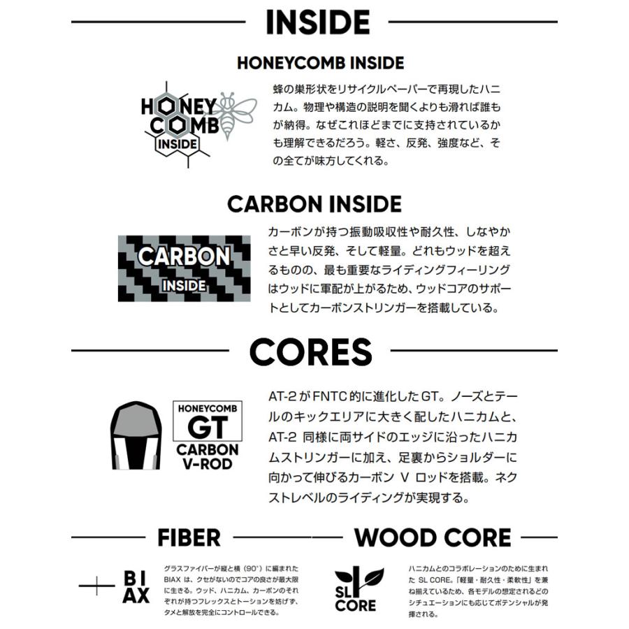 24-25 FNTC/エフエヌティーシー CAT メンズ レディース スノーボード スノボー先生 パウダー 板 2025 | FNTC | 04