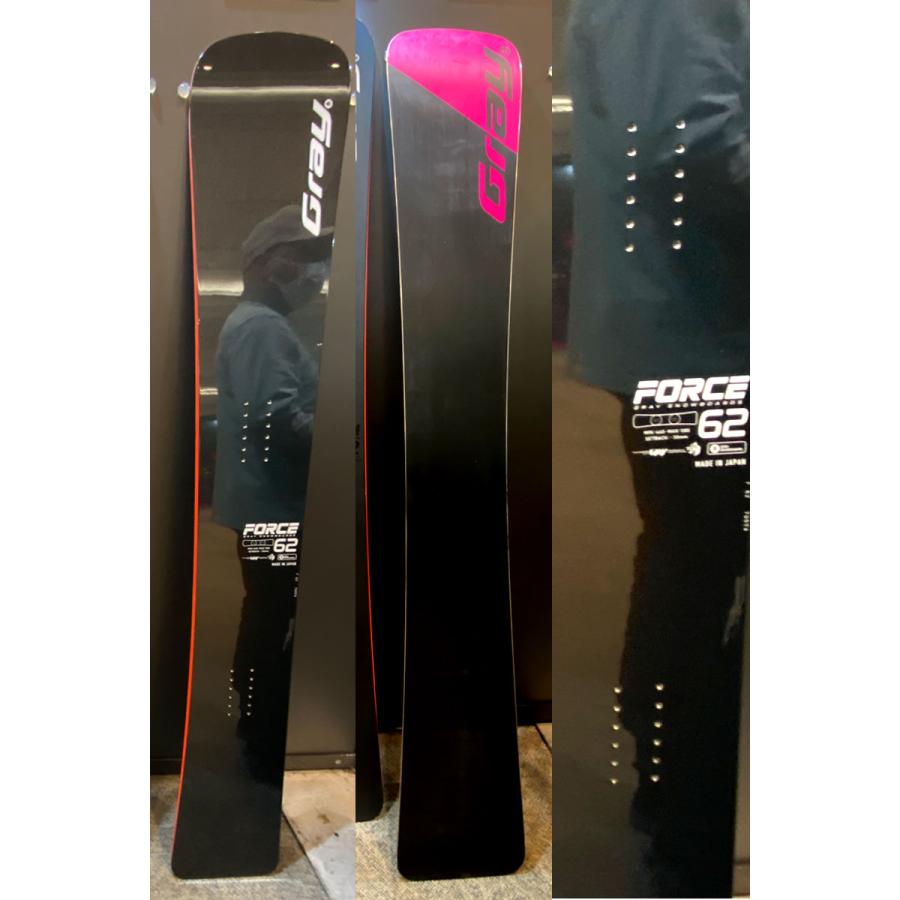GRAY グレイ FORCE フォース スノーボード　アルペンボード GRAY（グライ） 26-27 GRAY SNOWBOARDS/グレイ FORCE フォース