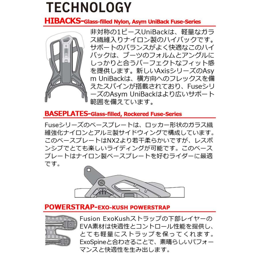 即出荷 23-24 FLOW / フロー FUSE FUSION フューズ フュージョン リアエントリー メンズ レディース ビンディング バインディング スノーボード 2024｜breakout｜03