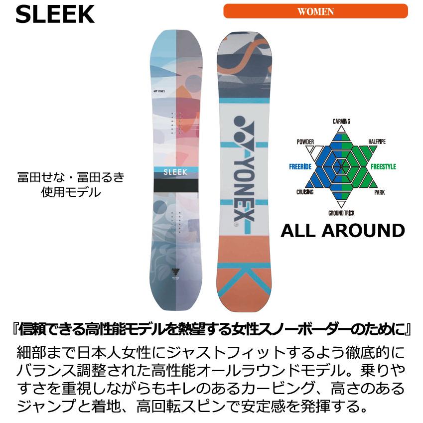 YONEX ヨネックス スリーク スノーボード 付属品 おまけカバー付き YONEX（ヨネックス） 25-26 YONEX/ヨネックス SLEEK スリーク