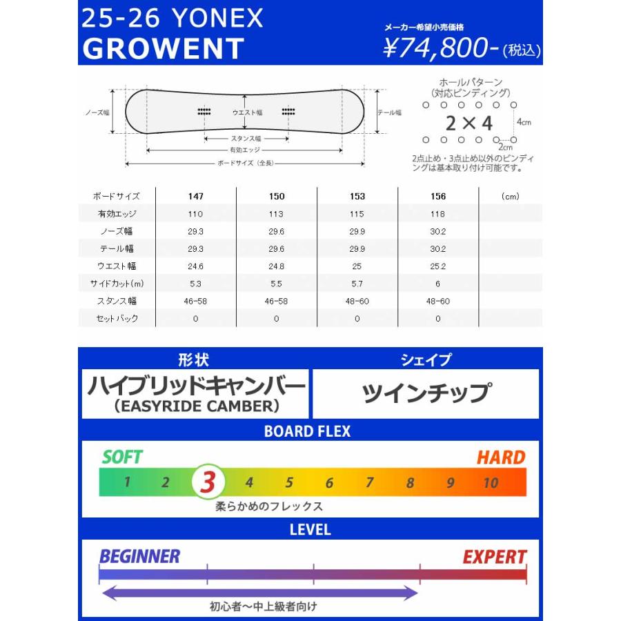 YONEX 25-26 YONEX/ヨネックス GROWENT グローエント メンズ