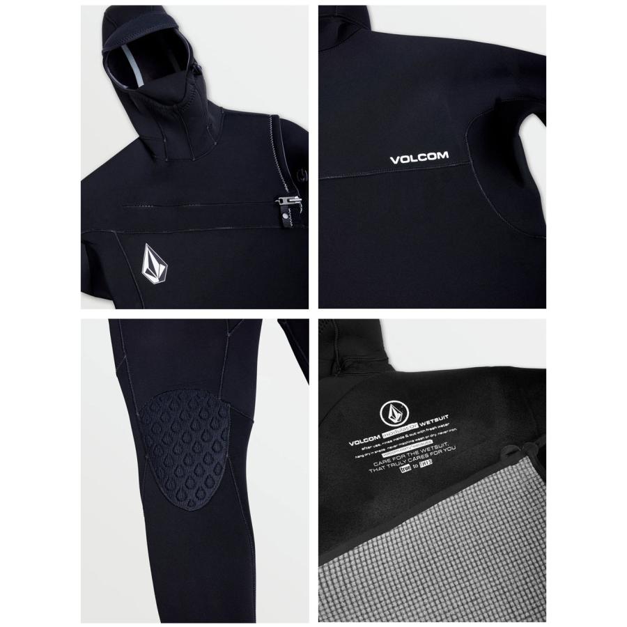 VOLCOM 2024継続 MODULATOR 5/4/3mm HOOD CHEST ZIP FULLSUIT