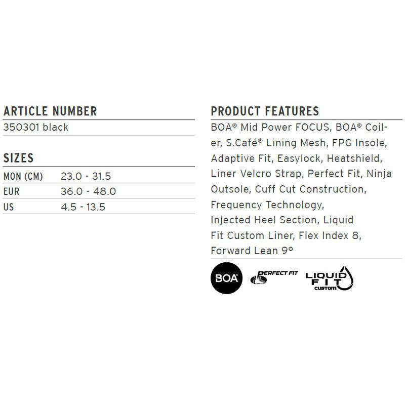 24-25 HEAD/ヘッド FOUR BOA FOCUS LIQUID FIT フォーボア 24-25 HEAD/ヘッド FOUR BOA FOCUS LIQUID FIT フォーボア
