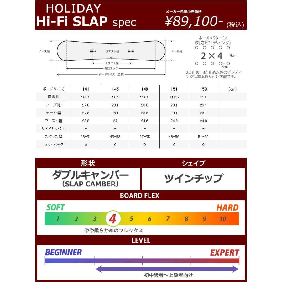 最適な価格 BREAKOUT22-23 HOLIDAY ホリデー Hi-Fi SLAP ハイファイ