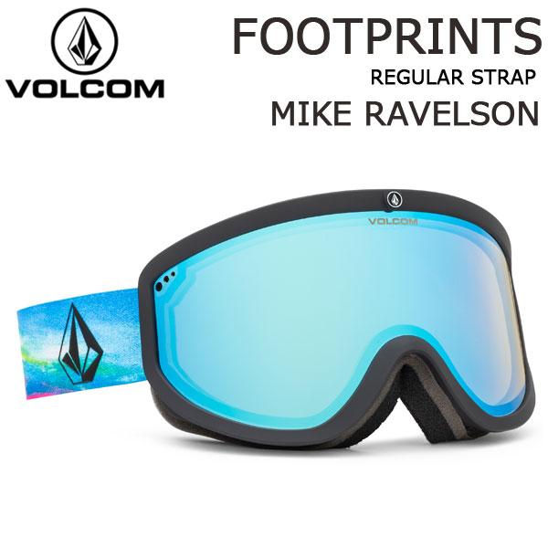 24-25 VOLCOM/ボルコム FOOTPRINTS MIKE RAVELSON レギュラーストラップ メンズ レディース ゴーグル ジャパンフィット スノーボード スキー 2025 | VOLCOM