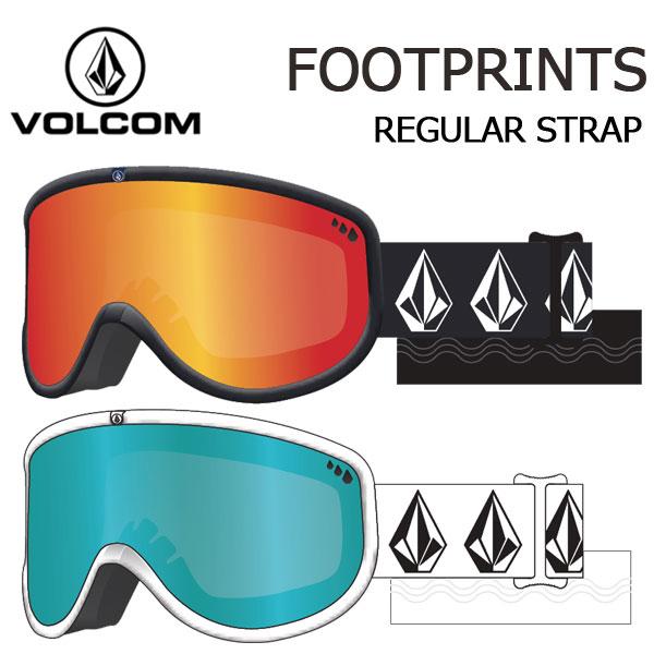 24-25 VOLCOM/ボルコム FOOTPRINTS レギュラーストラップ  メンズ レディース ゴーグル ジャパンフィット スノーボード スキー 2025 | VOLCOM
