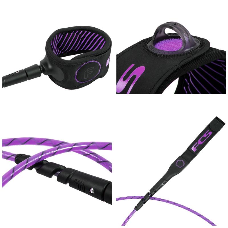 新品 FCS FREEDOM HELIX LEASH 2個セット スモーク FCS Freedom Helix Leash - All Round - FCS US