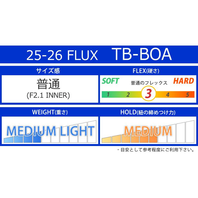 FLUX（フラックス） 25-26 FLUX/フラックス TB-BOA ティービーボア