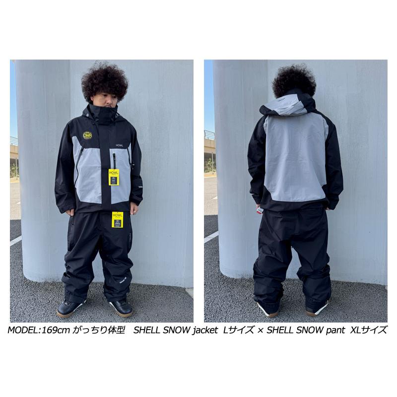 24-25 HOWL/ハウル SHELL SNOW jacket メンズ レディース 防水