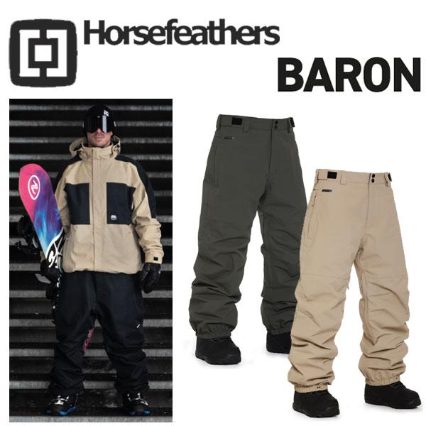 24-25 HORSEFEATHERS/フォースフェザーズ BARON PANTS メンズ