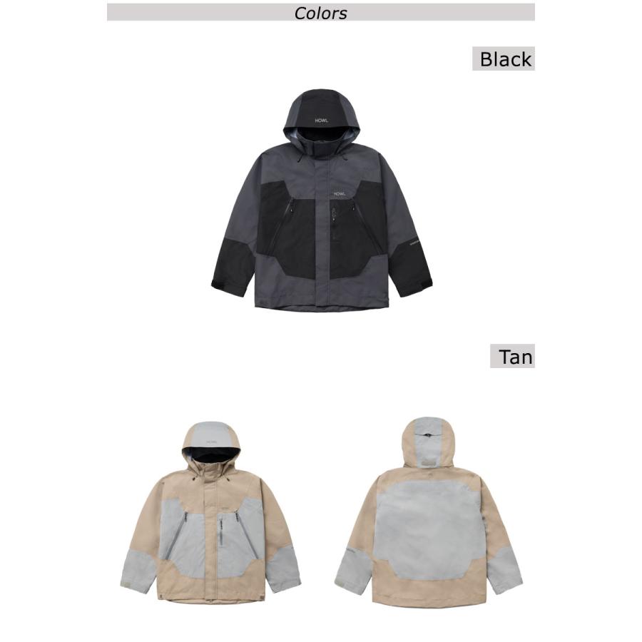 25-26 HOWL/ハウル SHELL jacket 着用説明動画 メンズ レディース 防水