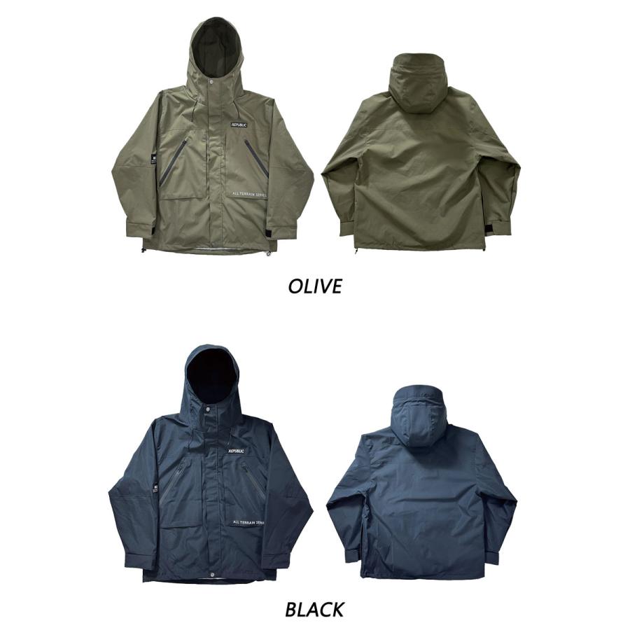 リパブリック　REPUBLIC&CO スノーボードウェア　上のみ 25-26 REPUBLIC&CO/リパブリック OUTSIDE CITY parka 着用説明