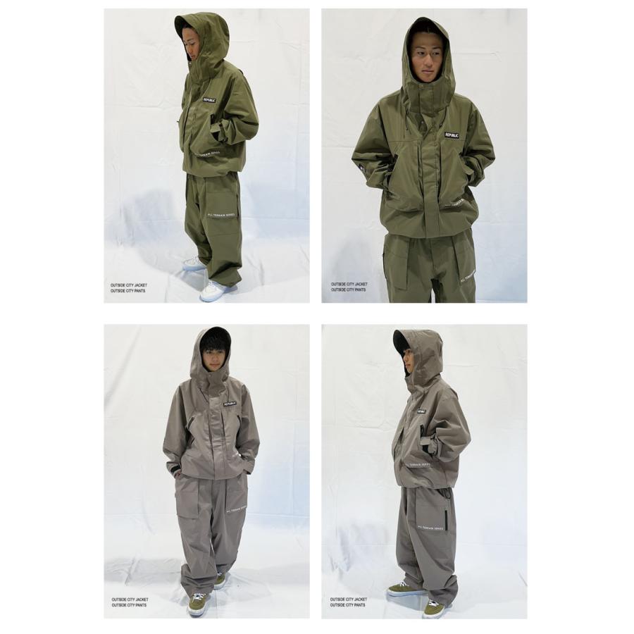 ナッパ　　リパブリック　 スノーボードウェア上下セット　極美品　更新 ナッパ様専用 リパブリック スノーボードウェア上下セット 極美