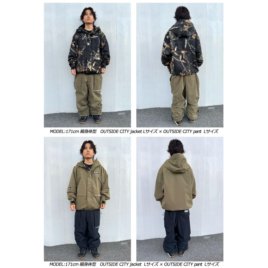 25-26 REPUBLIC&CO/リパブリック OUTSIDE CITY parka 着用説明