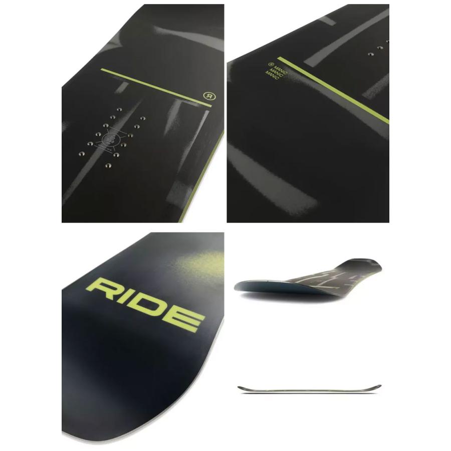 Ride ライド Manic マニック スノボ 初心者 155 板　ボード セットアイテム対象 RIDE ライド スノーボード 板 メンズ MANIC