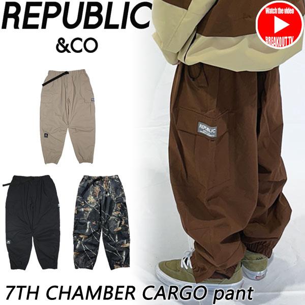 新品25-26リパブリック7TH CHAMBERS CARGOパンツMサイズ 25-26 REPUBLIC&CO/リパブリック 7TH CHAMBERS CARGO pant 着用説明