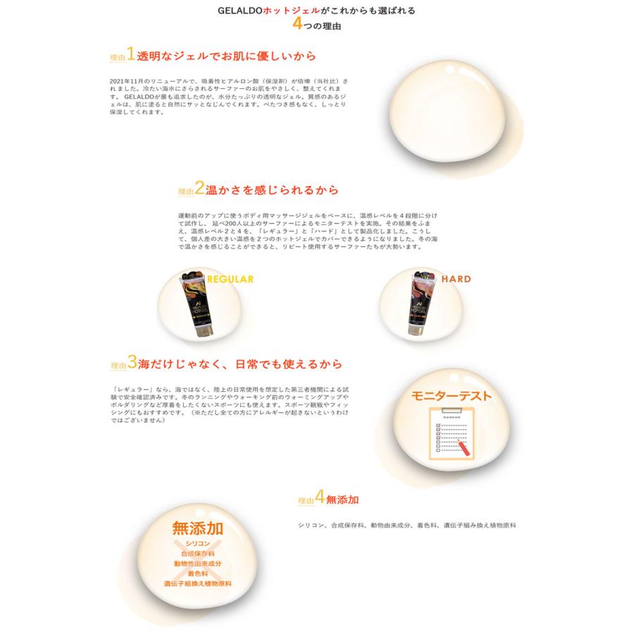 GELALDO HOTGEL / ジェラルド ホットジェル 120g サーフィン SUP
