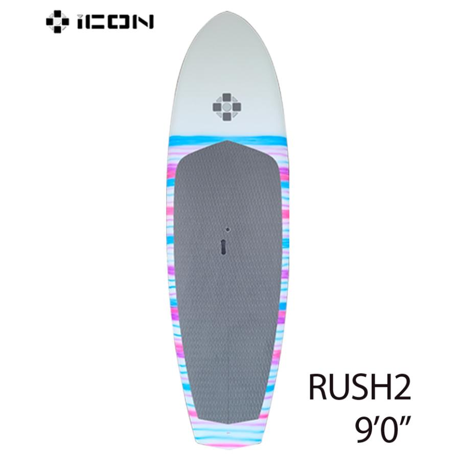 営業所止め ICON/アイコン SUP  RUSH2 NF ラッシュ2 ナチュラルフレックス 9'0 123L スタンドアップパドルボード サップ ハードボード 営業所止め 送料無料｜breakout｜02