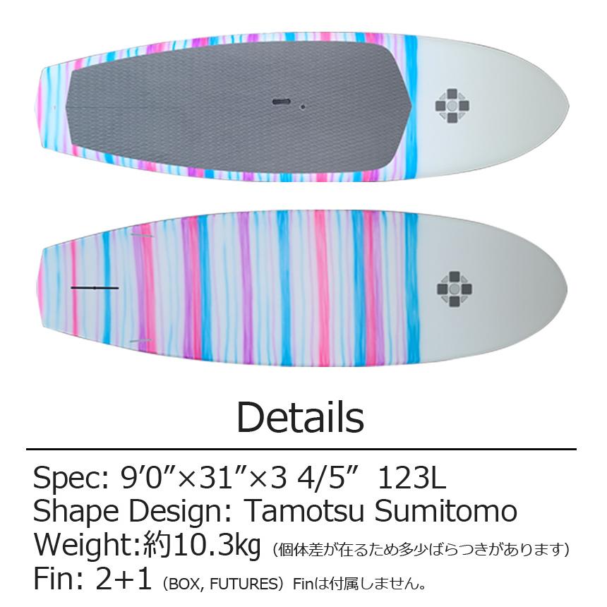 営業所止め ICON/アイコン SUP  RUSH2 NF ラッシュ2 ナチュラルフレックス 9'0 123L スタンドアップパドルボード サップ ハードボード 営業所止め 送料無料｜breakout｜03