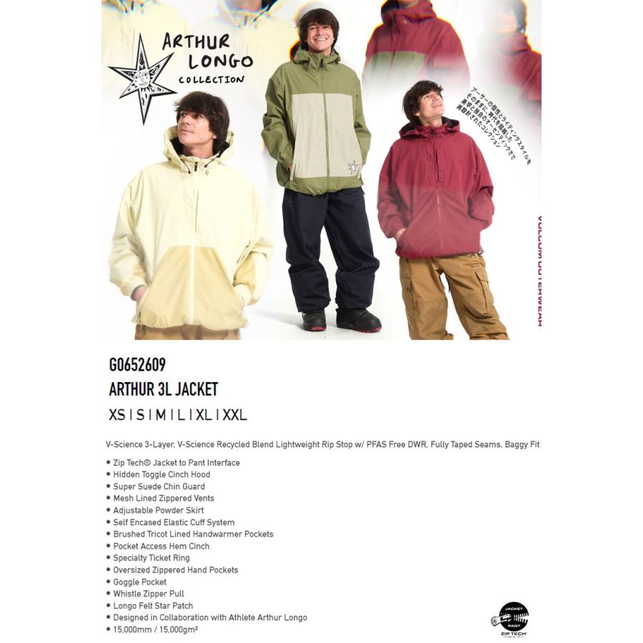 25-26 VOLCOM/ボルコム ARTHUR 3L jacket メンズ レディース 防水ジャケット スノーボードウェア スノーウェアー 2026 | VOLCOM | 01