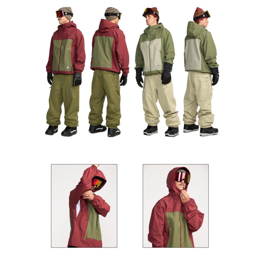 VOLCOM（ボルコム） 25-26 VOLCOM/ボルコム ARTHUR 3L jacket 着用説明