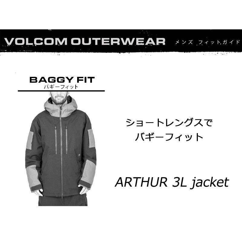 25-26 VOLCOM/ボルコム ARTHUR 3L jacket メンズ レディース 防水ジャケット スノーボードウェア スノーウェアー 2026 | VOLCOM | 06