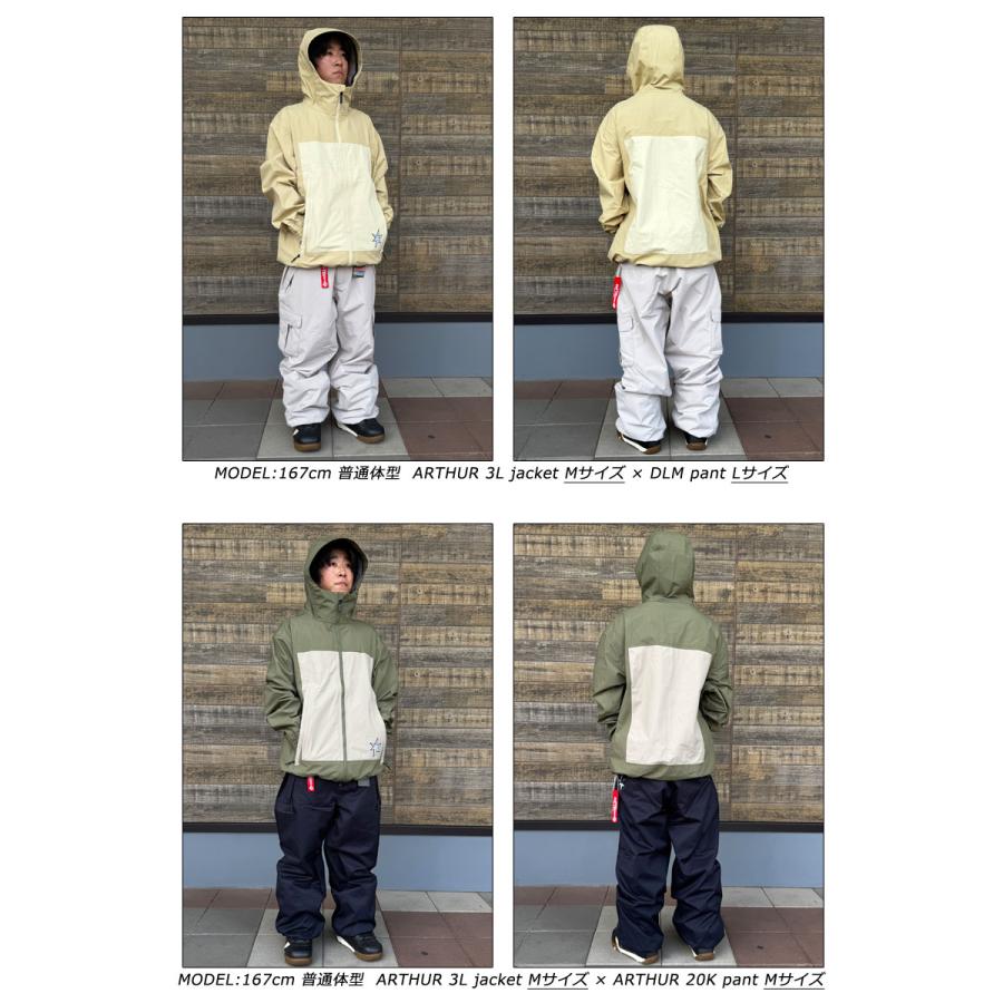 VOLCOM（ボルコム） 25-26 VOLCOM/ボルコム ARTHUR 3L jacket 着用説明