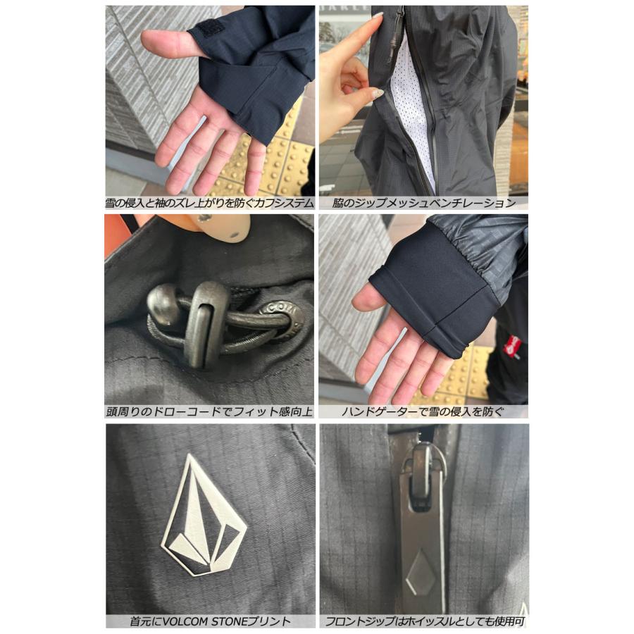 23-24 VOLCOM/ボルコム ARTHUR GORE PROSHELL jacket メンズ レディース 防水ゴアテックスジャケット スノーボードウェア スノーウェアー 2024 | VOLCOM | 09