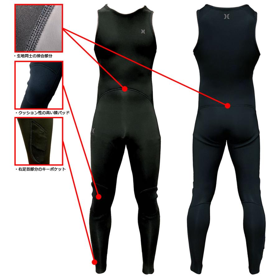 2024 HURLEY ADVANTAGE PLUS LONG JOHN MZLJAD24 / ハーレー