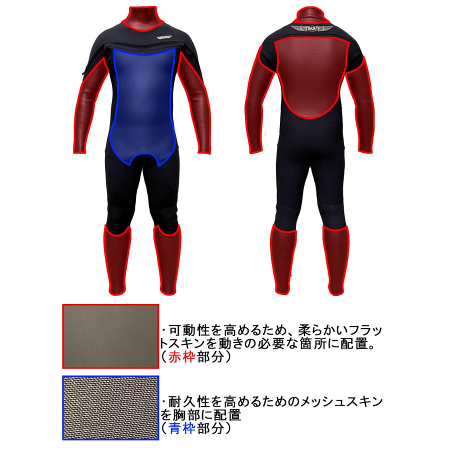 26-27 RASH DZ LONG CHEST ZIP TYPE BON / ラッシュ ロングチェスト