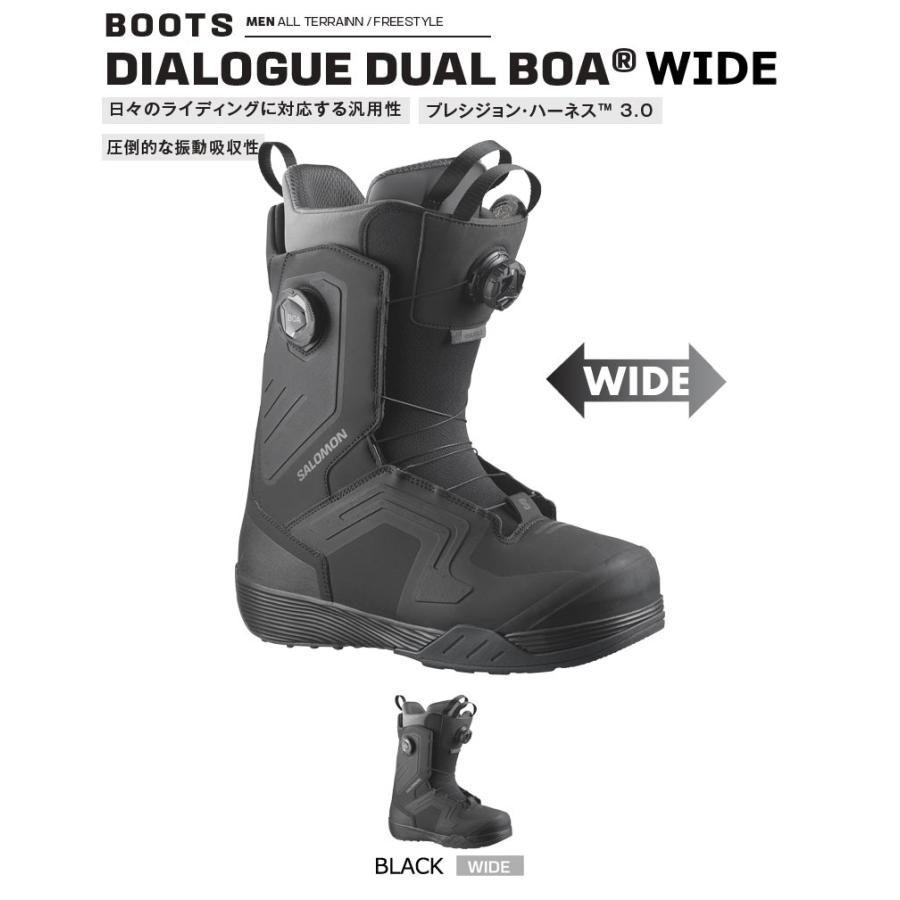 スノーボード　ブーツ　サロモン　ダイアログ　ワイド　25.5 SALOMON（サロモン） 26-27 SALOMON/サロモン DIALOGUE DUAL BOA WIDE