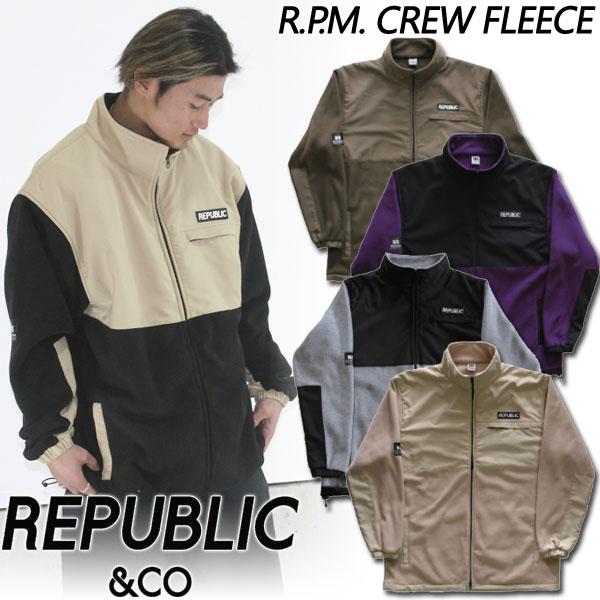 23-24 REPUBLIC &CO/リパブリック R.P.M. CREW FLEECE jacket メンズ