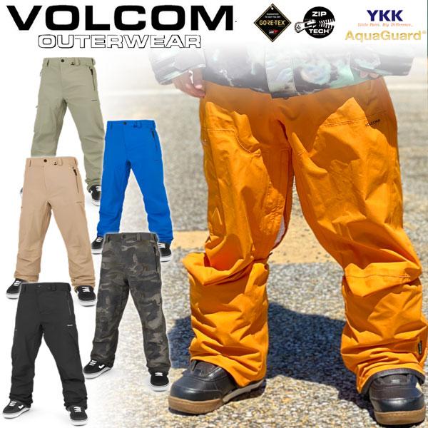 21-22 VOLCOM/ボルコム L GORE-TEX pant メンズ レディース 防水パンツ ゴアテックス スノーウェアー スノーボード