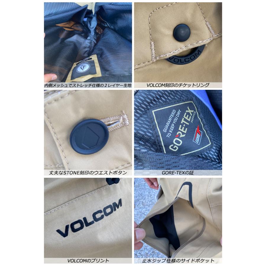 23-24 VOLCOM/ボルコム L GORE-TEX pant メンズ レディース 防水ゴアテックスパンツ スノーボードウェア スノーウェアー 2024｜breakout｜15