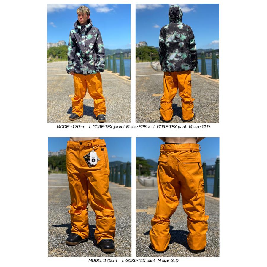 23-24 VOLCOM/ボルコム L GORE-TEX pant メンズ レディース 防水ゴアテックスパンツ スノーボードウェア スノーウェアー 2024｜breakout｜09