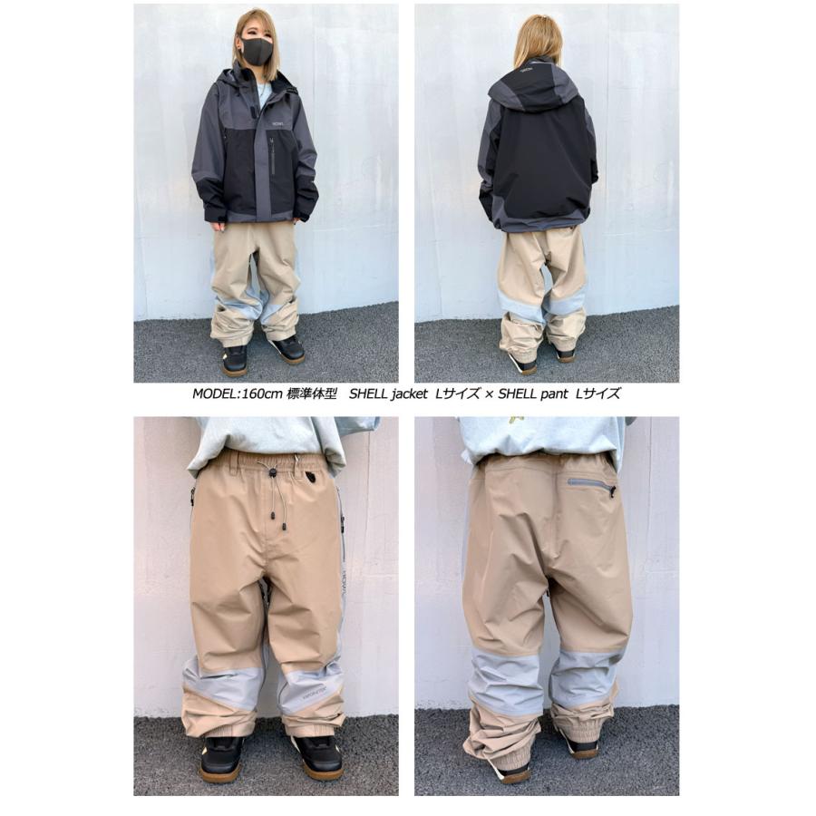 25-26 HOWL/ハウル SHELL pant 着用説明動画 メンズ レディース 防水パンツ スノーボードウェア スノーウェアー 2026 ...