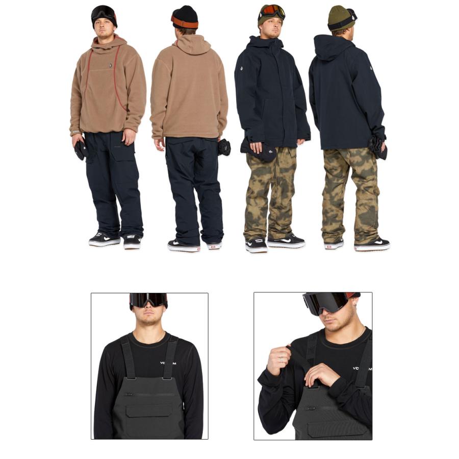 VOLCOM ROAN BIB 24-25黒　 Lサイズ Volcom Roan Bib Overall Snowboard Pants