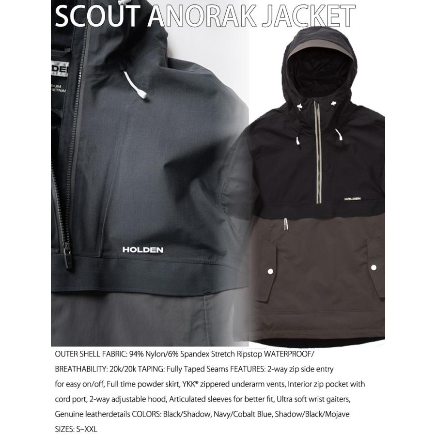 HOLDEN 18-19 HOLDEN/ホールデン M,S SCOUT ANORAK jacket HOLDEN 18-19 HOLDEN/ホールデン M,S SCOUT ANORAK jacket